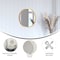Flash Furniture 16" Round Gold Metal Framed Accent Wall Mirror HFKHD-6GD-CRE8-191315-GG - alternate 8